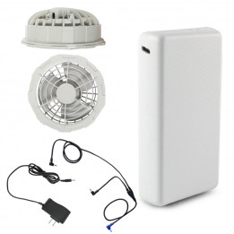 [Pin 20.000mAh] Bộ Phụ Kiện Chính Hãng Của Áo Điều Hoà KITO Pin Chạy 10-12 Tiếng, Sạc Đầy 7 Tiếng